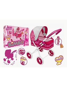 BIMBO 42492 CARROZZINA METALLO 50KG CON PARASOLE