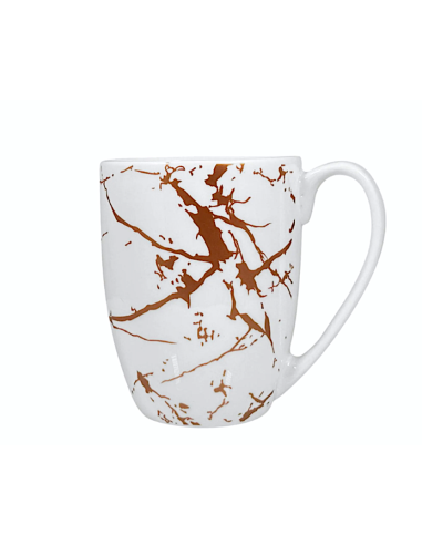 MARBLE BIANCO TAZZA MUG 8X11CM