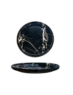 MARBLE NERO PIATTO DESSERT 20CM