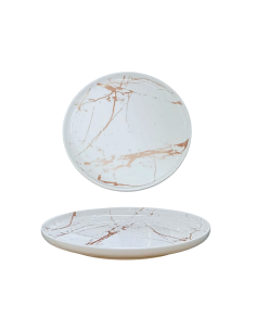 MARBLE BIANCO PIATTO PIANO 27CM