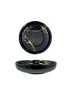 MARBLE NERO PIATTO FONDO 20CM