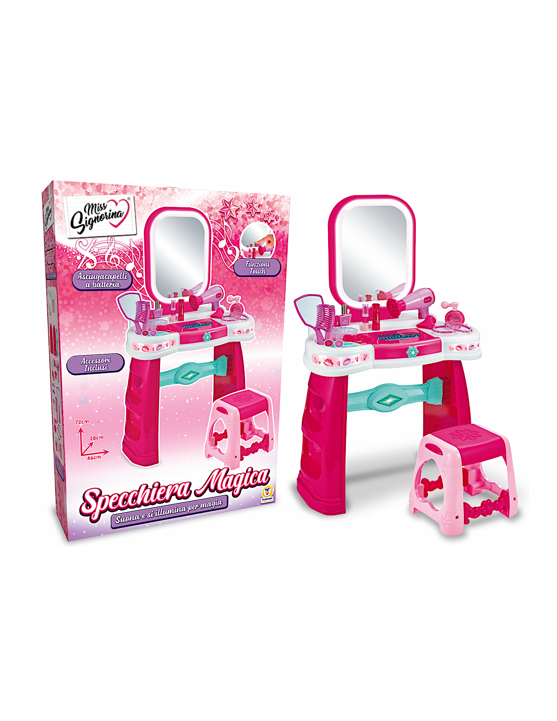MISS SIGNORINA - SPECCHIERA 72CM CON LED