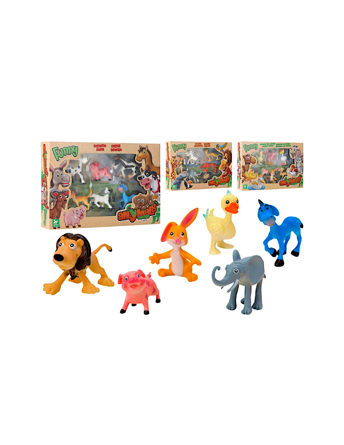 Animals Mates 42640 – 6 Animali Assortiti da Collezione | Shop in Casa