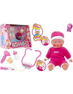 BIMBO 42488 BAMBOLOTTO 38CM ASSORTITO CON ACCESSORI