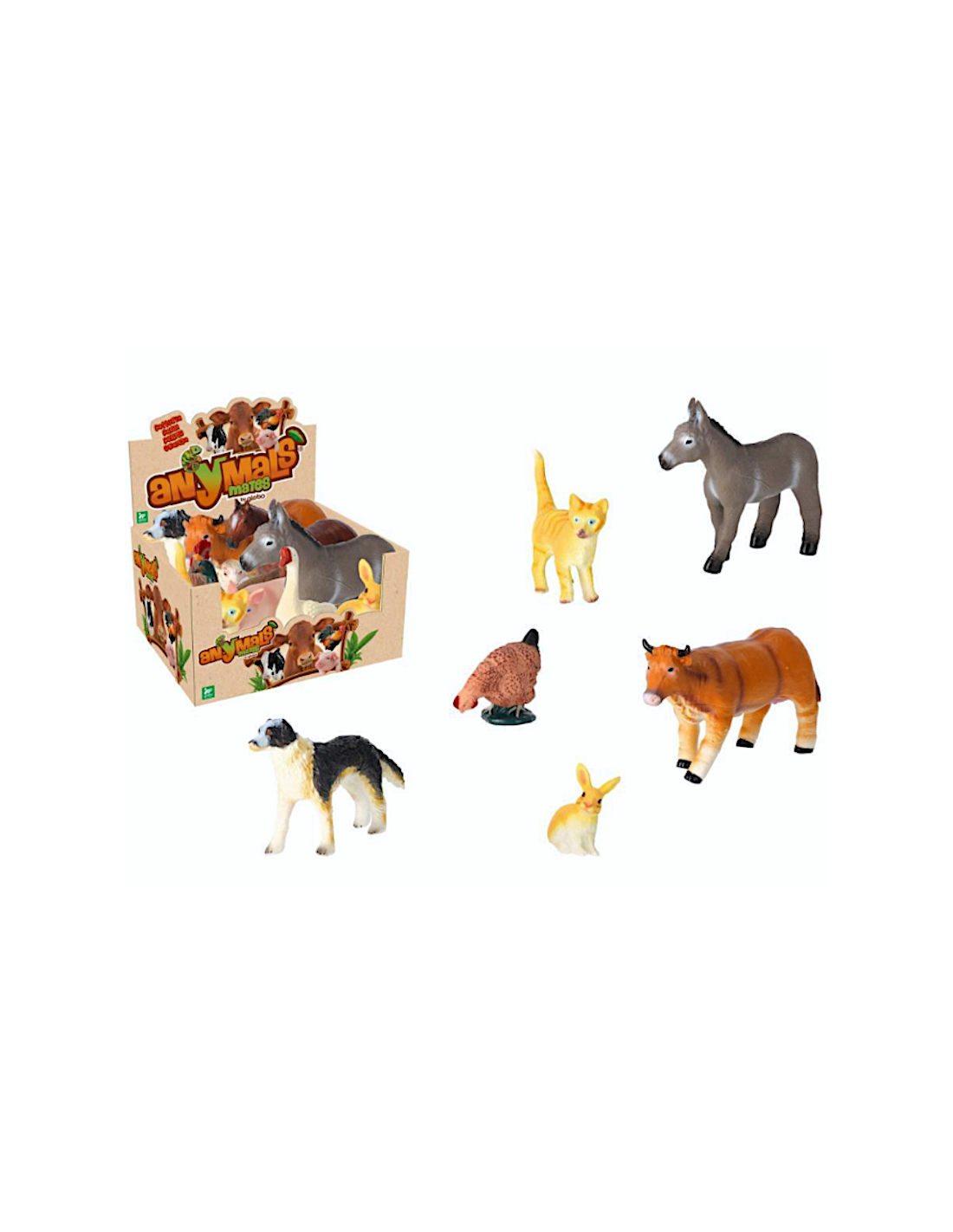 Animali Fattoria Animals Mates 42644 assortiti Globo | shopincasa.it