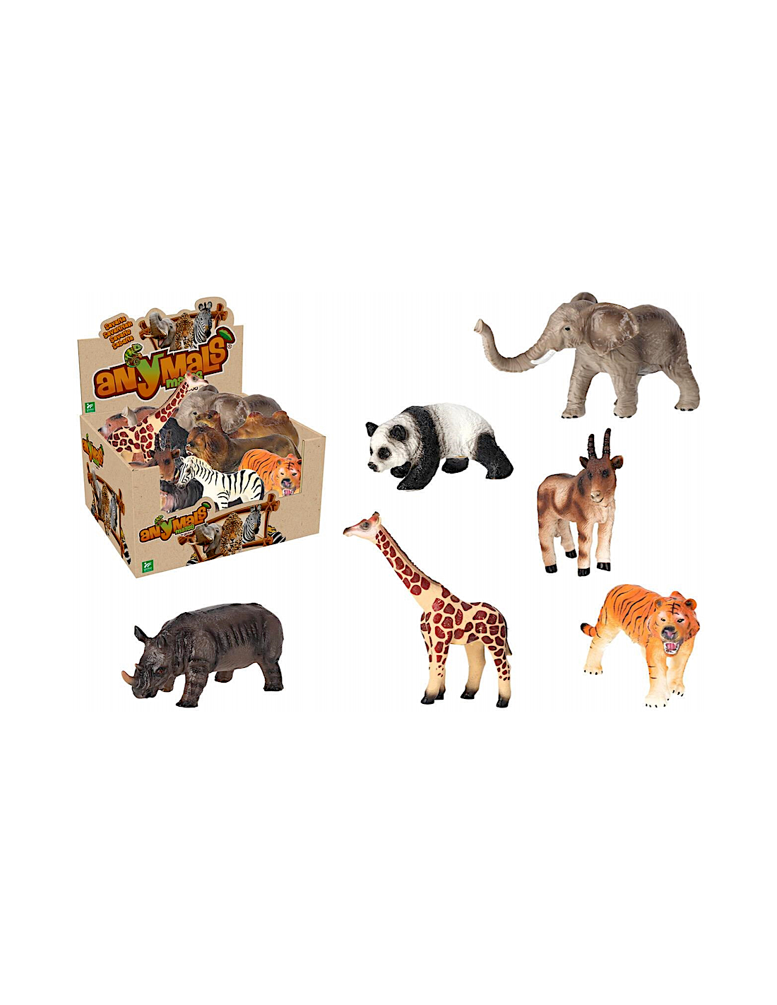 Animals Mates 42643 animali savana assortiti | shopincasa.it