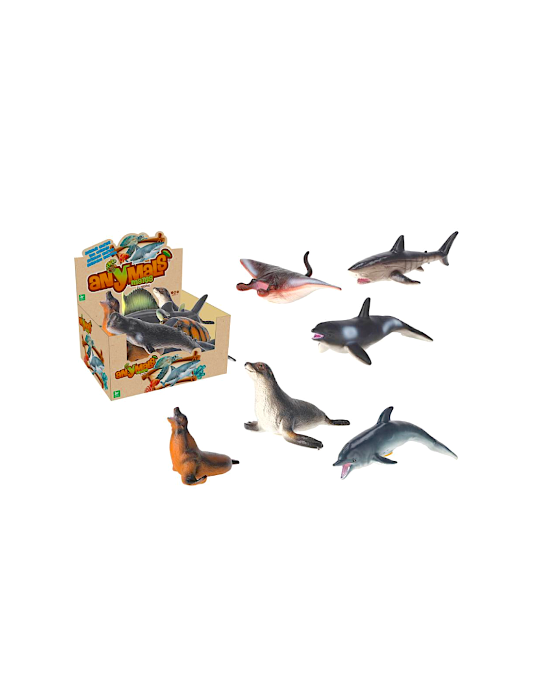 animali marini foca tricheco delfino 30x11 cm | shopincasa.it