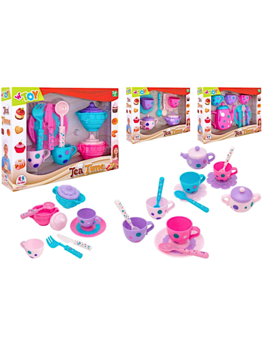 Set da tè giocattolo colorato Globo con accessori inclusi | shopincasa.it