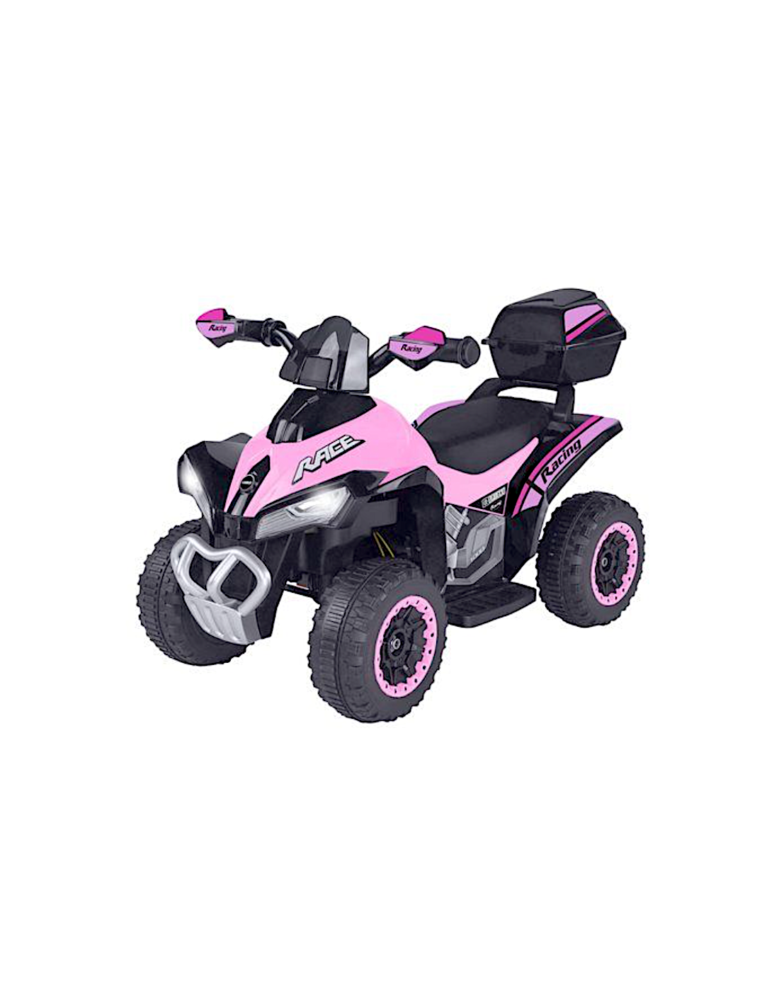 Quad elettrico rosa 12V batteria Li-Ion Bluetooth motore 15W Globo 42899 | Shop in Casa
