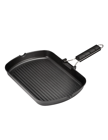 BISTECCHIERA RETTANGOLARE 25X35 ALLUMINIO INDUZIONE