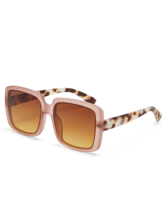 OCCHIALE DA SOLE SQUARE PINK Giallo-BROWN GRADIANT