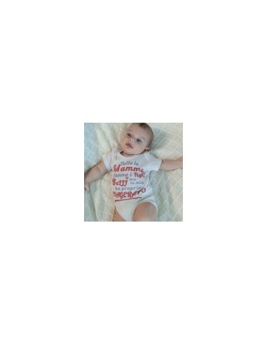 Body Slogan Cotone 0/3 Mesi Made in Italy | shopincasa.it