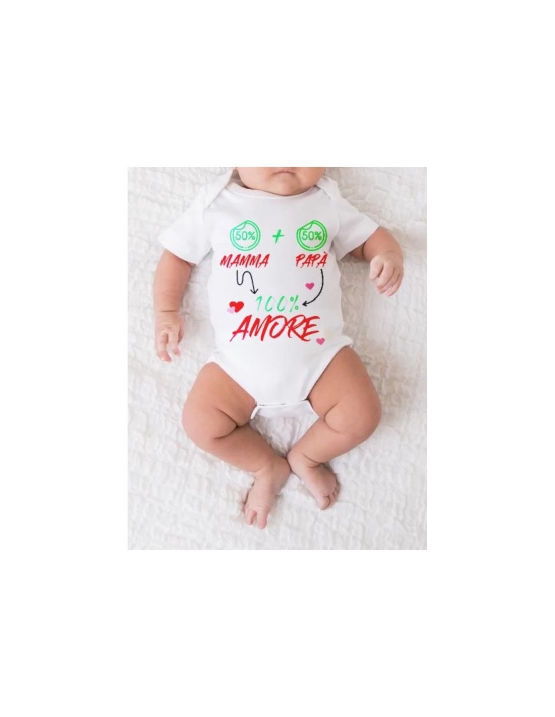 Body Slogan Cotone 0/3 Mesi Made in Italy | shopincasa.it