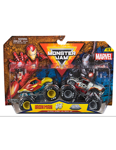 Monster Jam Monster Truck Die-Cast Marvel Iron Man vs. War Machine 1:64 | shopincasa.it