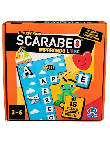 Puzzle educativo lettere ABC per bambini 3+ anni | shopincasa.it