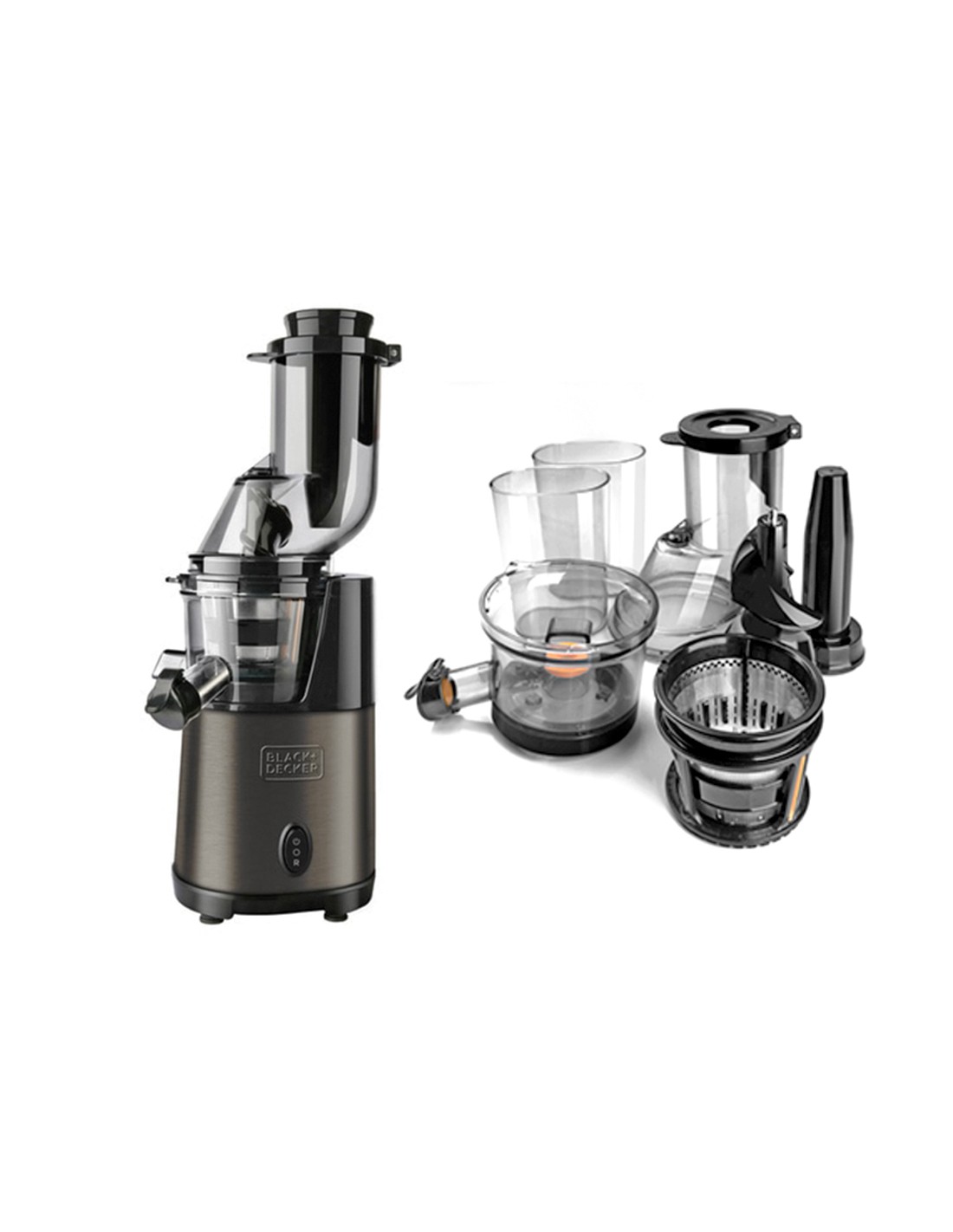 ESTRATTORE BXJE200E INOX/NERO 200W 2 VELOCITA'