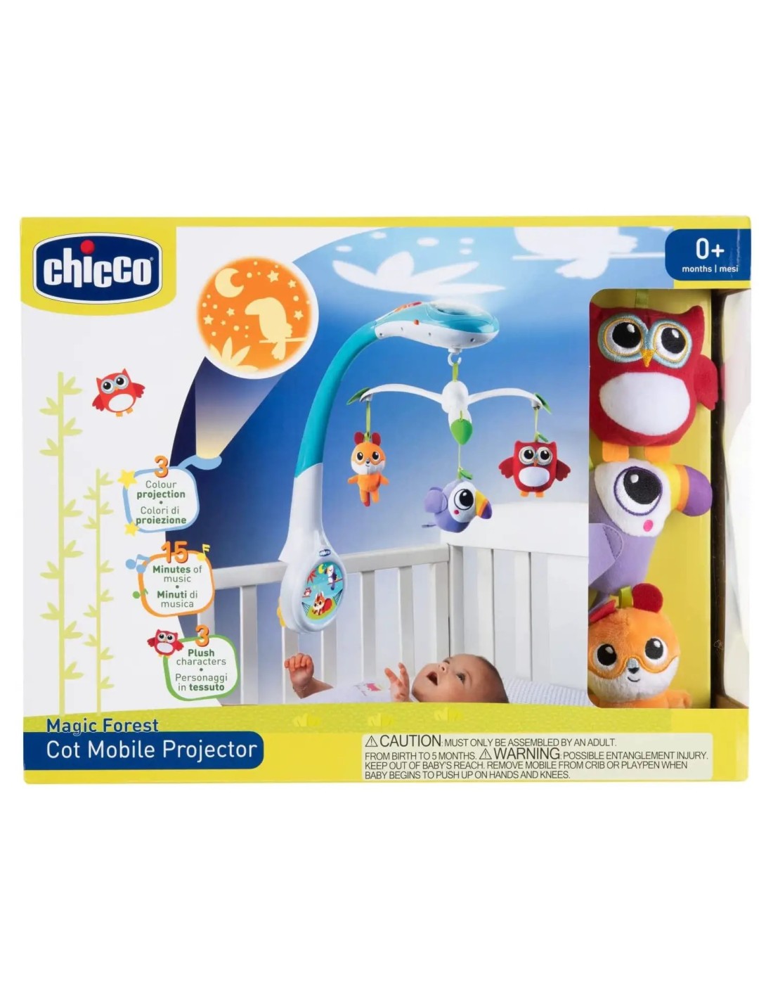 Giostrina Foresta Magiche Proiezioni Chicco | shopincasa.it
