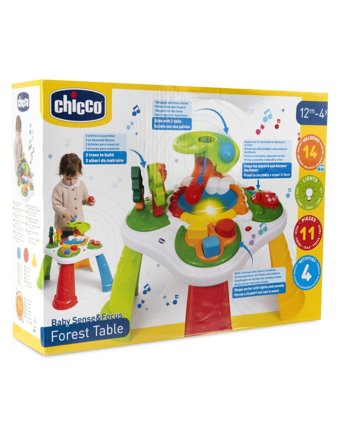 Chicco Tavolo della Foresta – Centro Attività Elettronico 10-36 Mesi | shopincasa.it