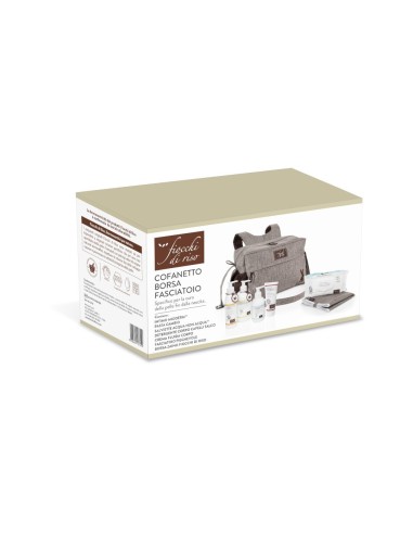 COFANETTO BORSA FASCIATOIO Fiocchi di Riso Cofanetto Fasciatoio – Kit Neonato con Borsa e Prodotti