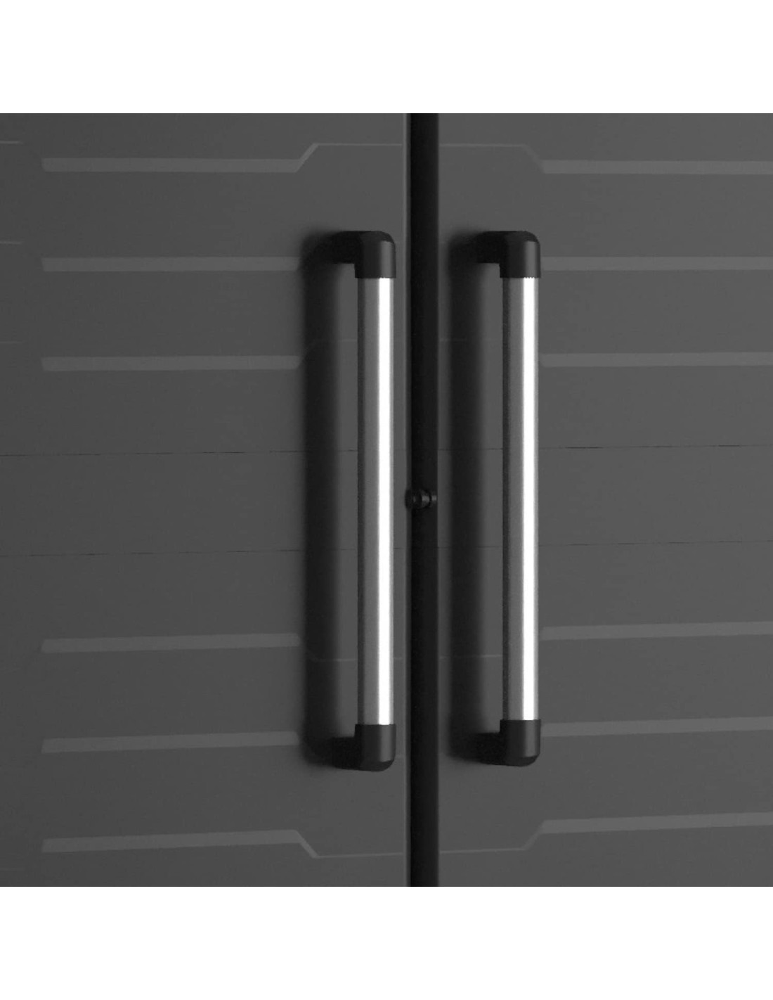 ARMADIETTI: vendita online Keter Detroit, armadio alto in plastica, armadio nero garage, 65x45x182 cm, armadietto attrezzi, a...