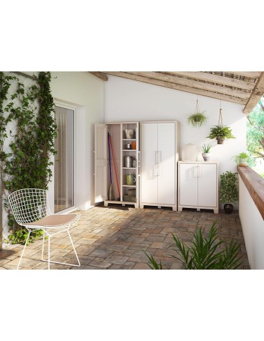 ARMADIETTI: vendita online Keter Gulliver, armadio portascope da esterno, 8 ripiani pieghevoli, 80x44x182 cm, balcone, giardi...