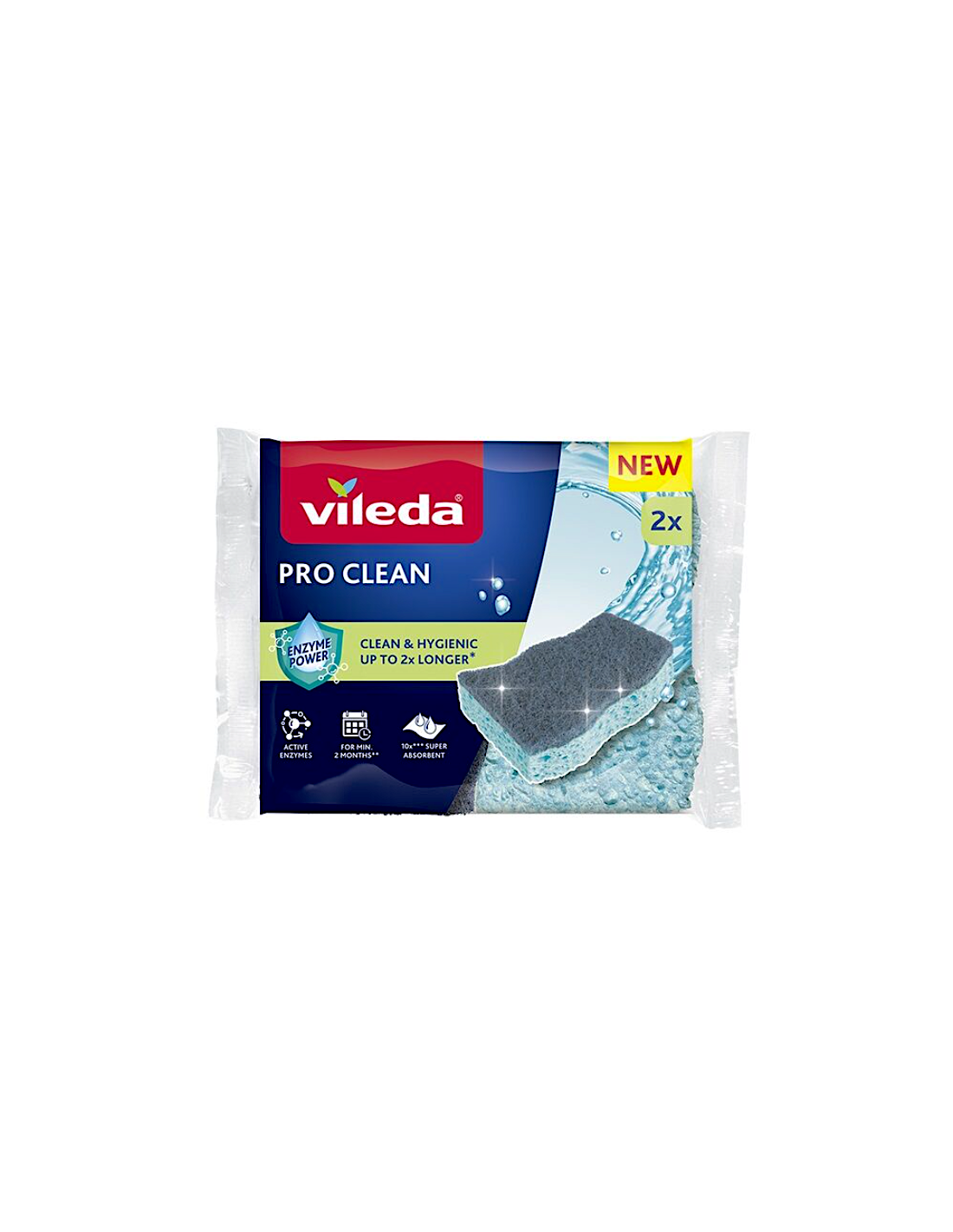 179700 PRO CLEAN CONF 2 SPUGNE ASSORBENTI