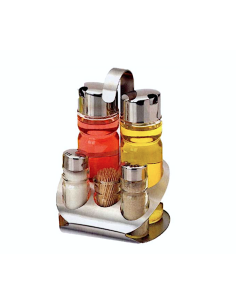 SIRIO MENAGE TAVOLA 5PZ ACCIAIO INOX