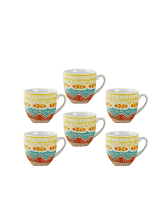 MONDELLO4 SET 6TZ CAFFE 25441 SENZA PIATTO
