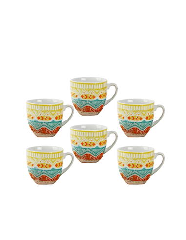 MONDELLO4 SET 6TZ CAFFE 25441 SENZA PIATTO