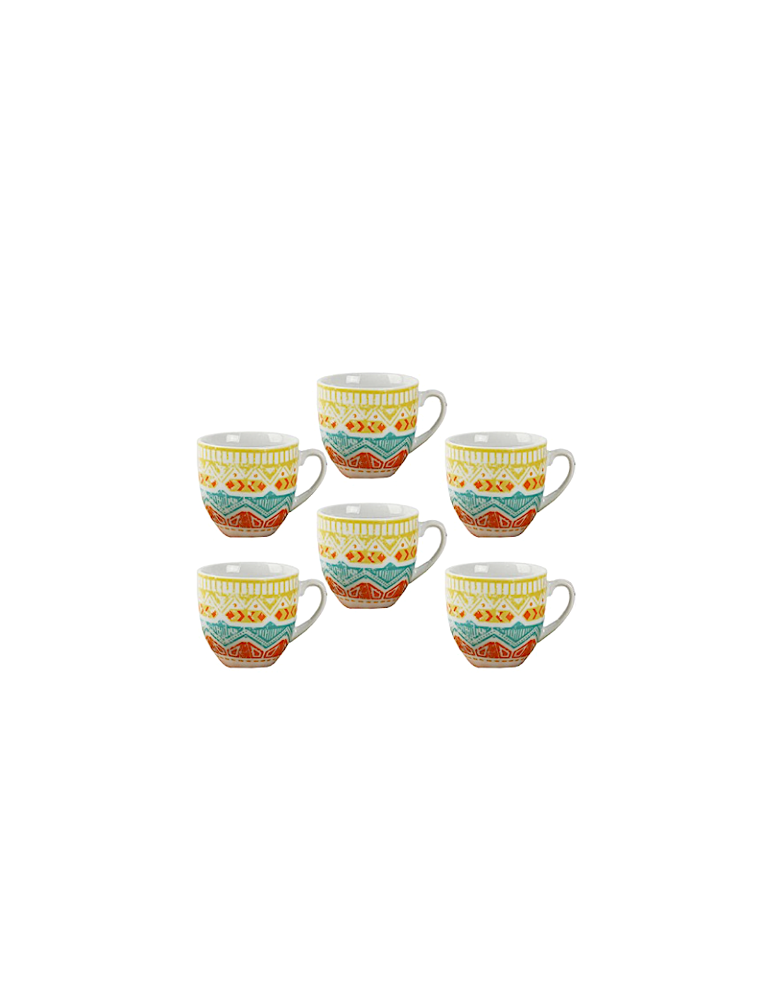 MONDELLO4 SET 6TZ CAFFE 25441 SENZA PIATTO