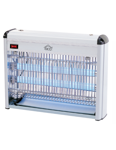 ZANZARIERE ELETTRICHE: vendita online Zanzariera Elettrica DCG ZA1610 16W con 2 Tubi UV, Griglia in Metallo e Vaschetta Racco...