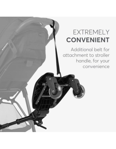 Pedana Passeggino Ally Black Universale per Secondo Bambino | shopincasa.it