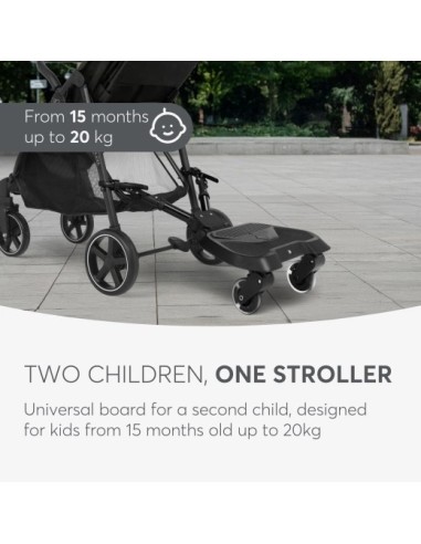 Pedana Passeggino Ally Black Universale per Secondo Bambino | shopincasa.it