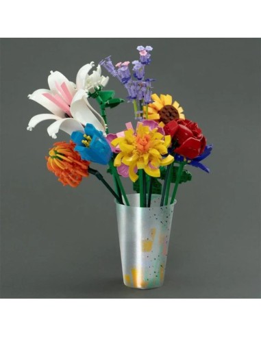 PRESCOLARI: vendita online Nice Flower mattoncini fiori, costruzioni componibili, bouquet fiorito, gioco creativo bambini, se...