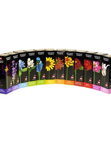 PRESCOLARI: vendita online Nice Flower mattoncini fiori, costruzioni componibili, bouquet fiorito, gioco creativo bambini, se...