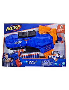 NERF ELITE RUKKUS ICS-8 BLASTER A DARDI E2654EU5 HASBRO