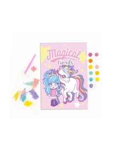 GIOCHI GIRL: vendita online DIAMANTINY Design Art, kit mosaico unicorno, diamond painting, cristalli 3D, fai-da-te, bambini 6... 2