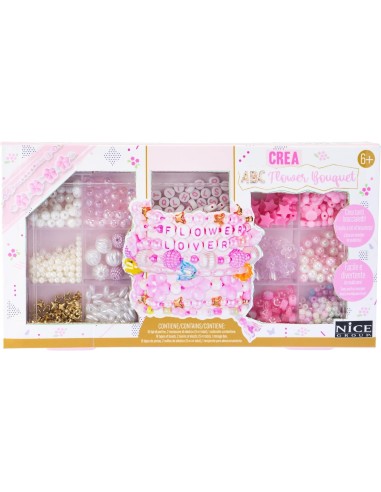 GIOCHI GIRL: vendita online Perline ABC Flower Bouquet, perline colorate, perline bambini, bracciali, collane, smile, cuori, ...