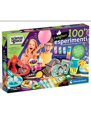 Clementoni I Migliori 100 Esperimenti per bambini 8 anni su shopincasa.it