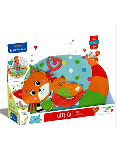 INFANZIA: vendita online Cuscino Tummy Time per Neonati con Giochi Sensoriali – Cuore Mordicchioso e Gattino Frusciante in of...
