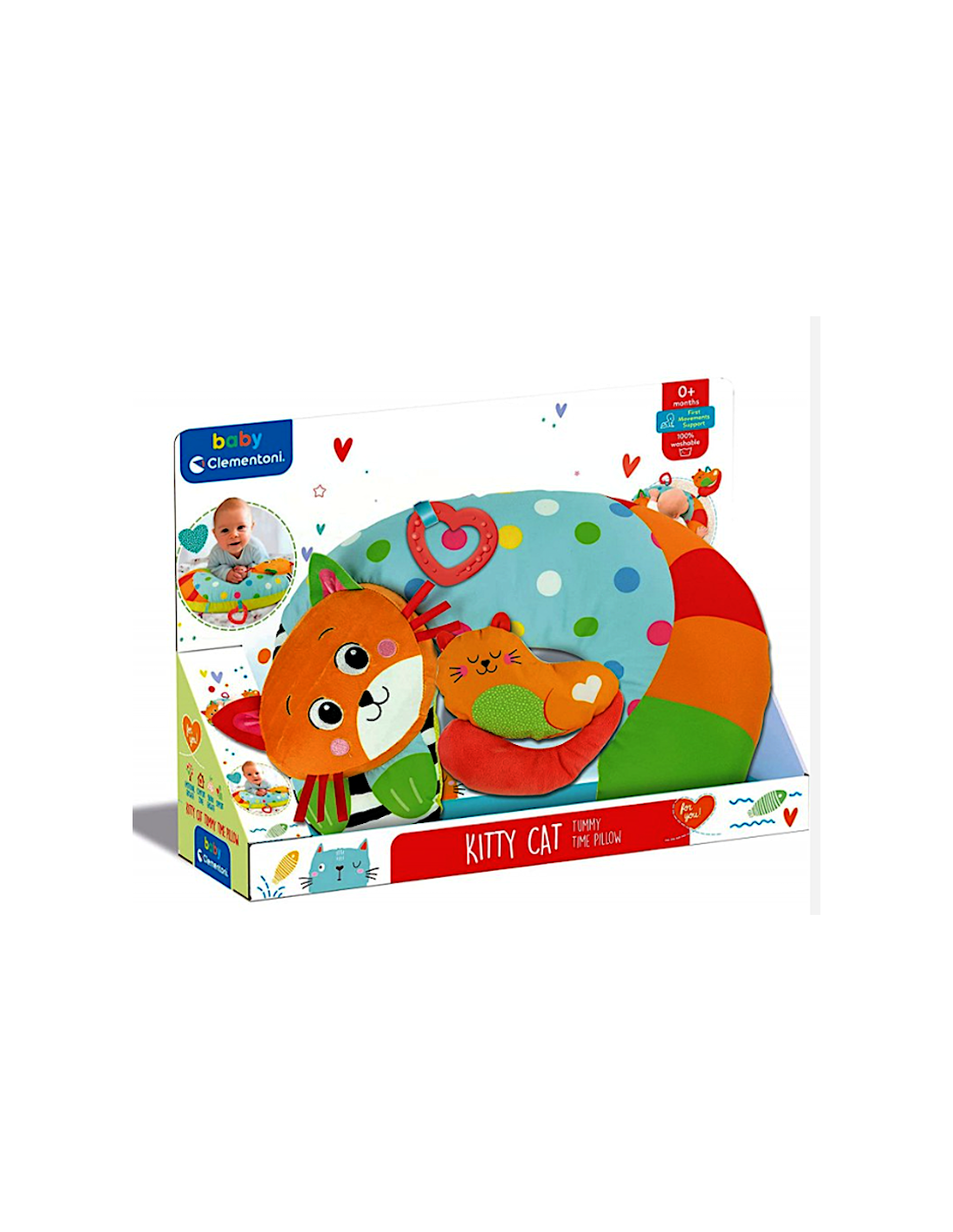 BABY 17800 KITTY CAT CUSCINO GATTINO
