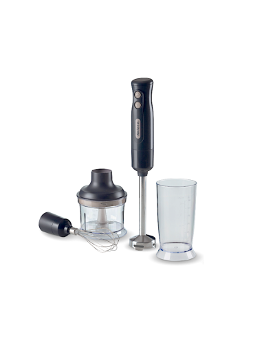 FRULLATORI E TRITATUTTO: vendita online Frullatore a immersione 3in1, 700W, tritatutto 600ml, frusta, acciaio inox, Dark & Sa...