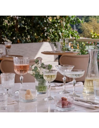 CALICI VINO E SPUMANTE: vendita online Set 4 calici vino 170 ml, vetro, stelo basso, scanalati, Joy Pasabahce, eleganti e res...