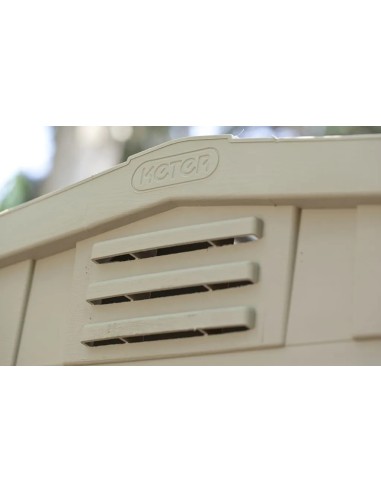 ARMADIETTI: vendita online Casetta da Giardino Keter Factor 6×6 in Resina effetto legno, 227 × 195 × 208 cm, doppia porta & 2...