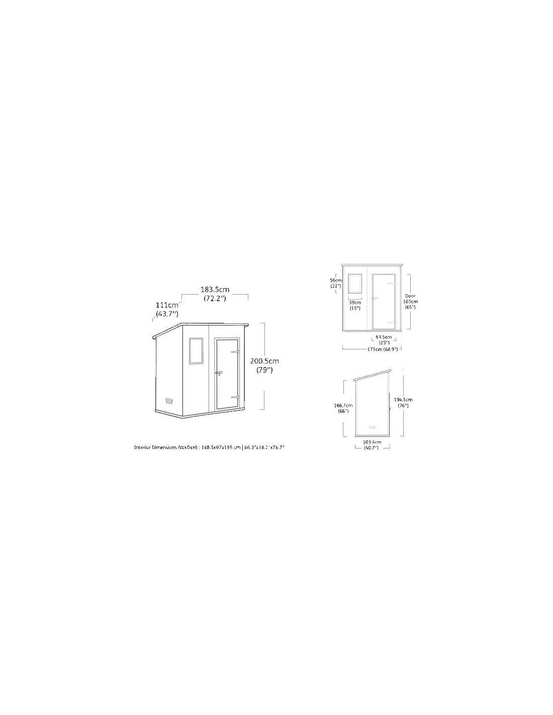 BRICO: vendita online CASETTA DA GIARDINO MANOR PENT 6X4 BEIGE in offerta
