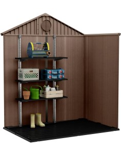 PIC-NIC: vendita online CASETTA DA GIARDINO DARWIN 6X4 EFFETTO LEGNO in offerta