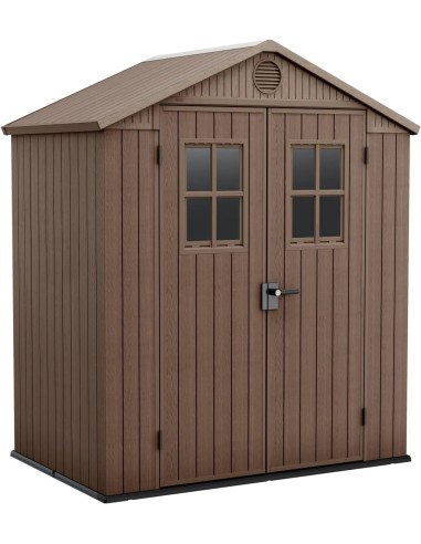 BRICO: vendita online CASETTA DA GIARDINO DARWIN 6X4 EFFETTO LEGNO in offerta
