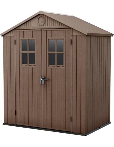 BRICO: vendita online CASETTA DA GIARDINO DARWIN 6X4 EFFETTO LEGNO in offerta