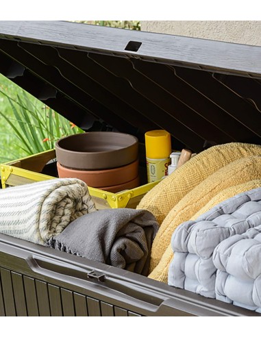 ARMADIETTI: vendita online BAULE CONTENITORE SPRINGWOOD MARRONE 123X53X57CM in offerta