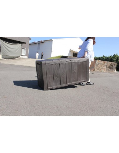 ARMADIETTI: vendita online BAULE CONTENITORE SHERWOOD MARRONE 117X45X57CM in offerta